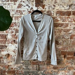 ICEBREAKER Merino Women’s Slim fit Grey Cardigan